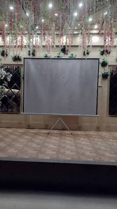 projector available for movie night
