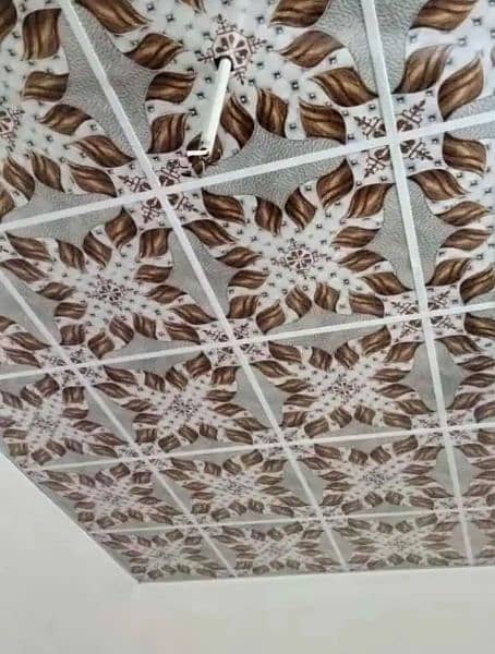 PVC ceiling/gypsum ceiling/wallpaper/PVC panel/glass paper/wpc pannel/ 4