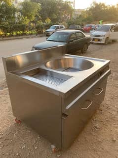 stainless steel karahi fryer