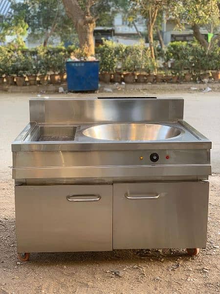 stainless steel karahi fryer 1