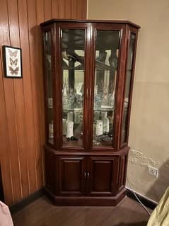 Solid Wood Glass Cabinet