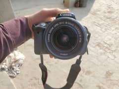 Canon 600D with 55mm lens