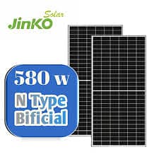 jinko 580 Watt - Solar Panels 580 Watt with 12 Year Warranty - JINKO