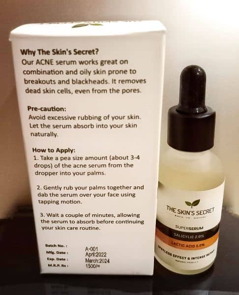 The skins secret anti acne 1