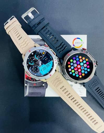 Super Amoled Display Watch/Round Dial T10 Pro