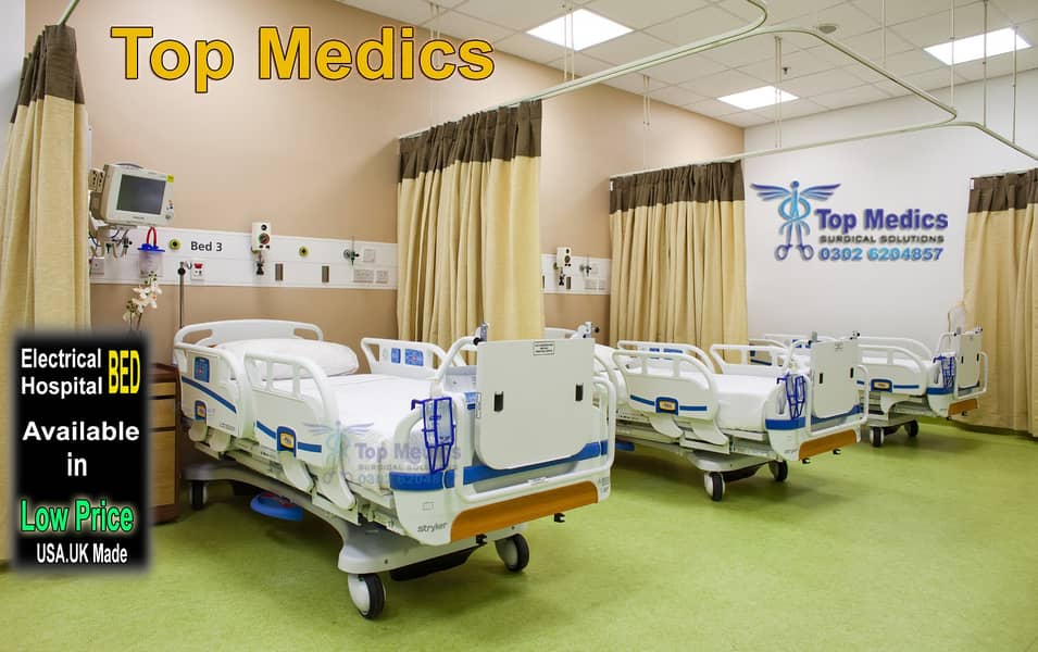 Electric Adjustable Medical Patient Bed Electric ICU Hospital Bed 5