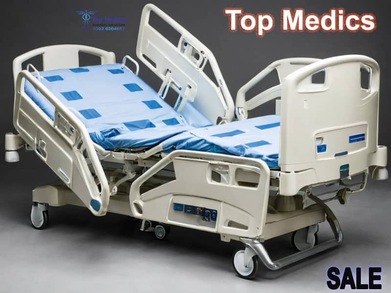 Electric Adjustable Medical Patient Bed Electric ICU Hospital Bed 7