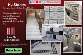 Granite and Marble Stairs,/kitchen floor & Shelfs/marble vanities