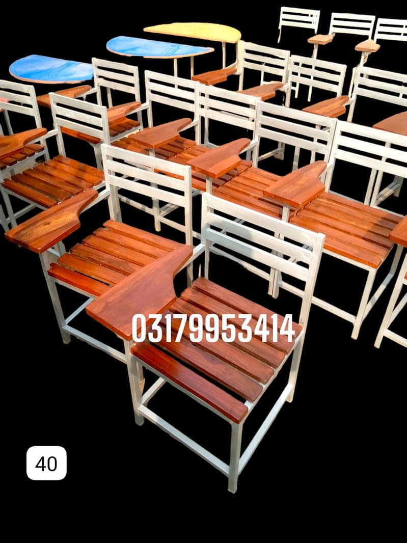 school chairs / chairs / college chairs / desk / bench / office table 0