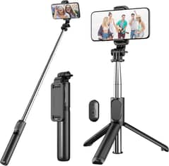 Selfie Stick Tripod with Wireless Remote, 4 in 1 Covering a range of 1