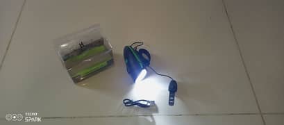 Bicycle light & horn and a charging cable free