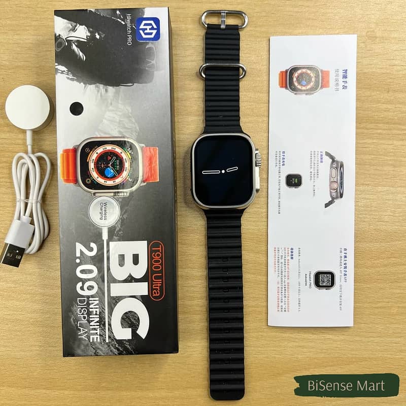 Free Extra Strap with T900 Ultra 2 Smartwatch - BiSense Mart 2
