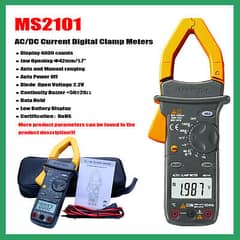 MS2101 Mastech In Pakistan Digital AC/DC Clamp Meter 1000A 0