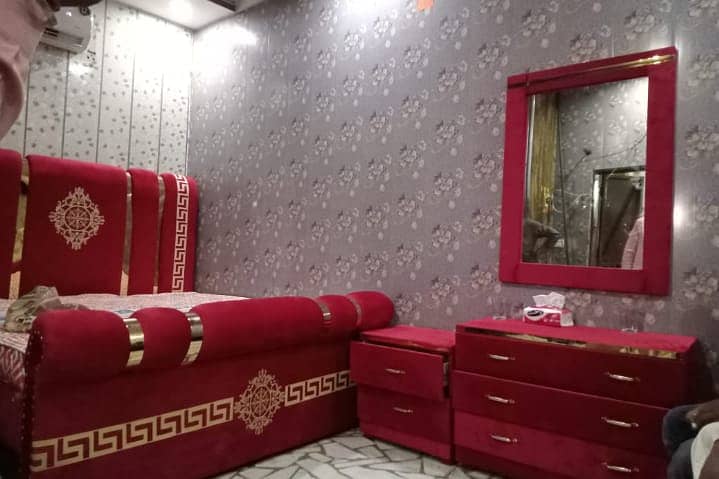 Bed set Complet Side tables + Dressing / Brass bed/ bed / king bed / 8
