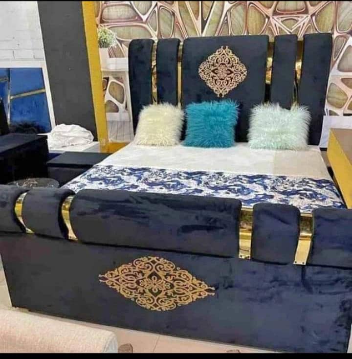 Bed set Complet Side tables + Dressing / Brass bed/ bed / king bed / 13