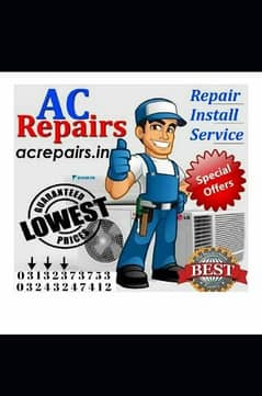 AC TECHNICIAN REFRIGERATOR REAPIRING &  SERVICE WITH LOWEST PRIZE