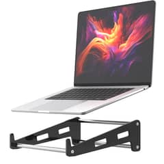 ZAW Acrylic & Stainless Steel Laptop Stand for Desk