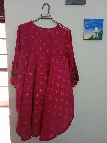 rang ja shirt with ghararah set in small size 2