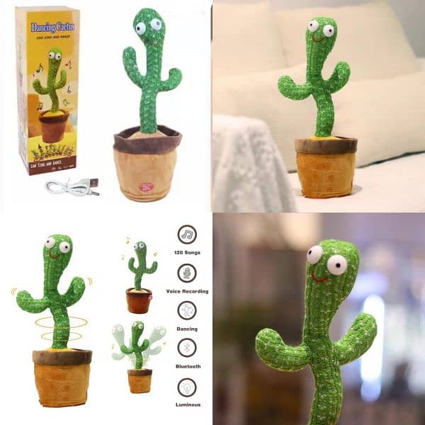 Dancing Cactus Toy, Talking, Singing and Dancing 0