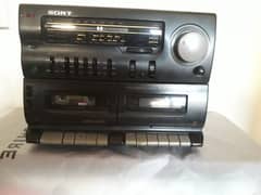 Sony 4 band radio double cassettes recorder