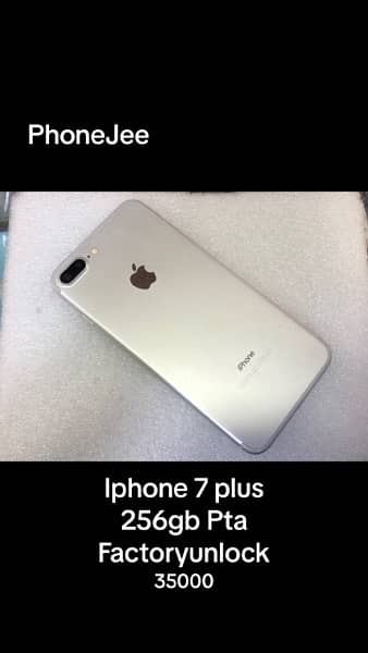 iphone 7 plus 256gb Pta Approved 0