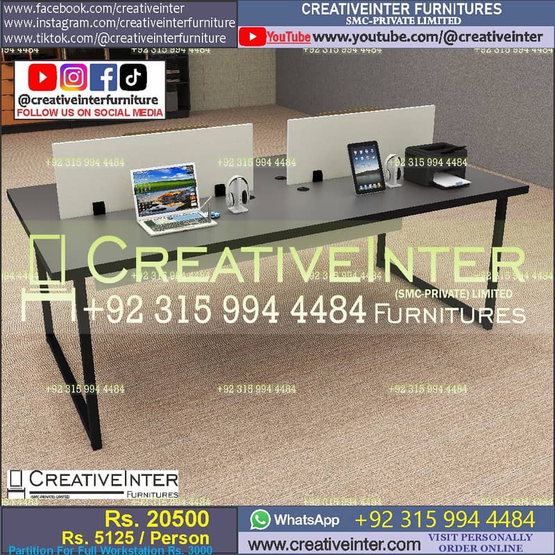 Office Workstation table Executive Chair Conference Reception Desk 18