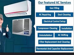 AIR CONDITIONING AND REPAIRING SERVICES