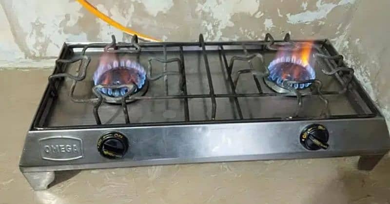 Omega Stove 2 burner ( In Working and Good condition) 1