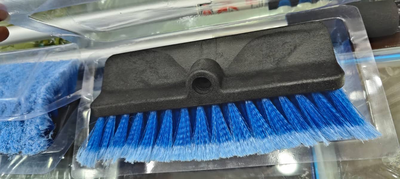 Solar cleaning telescopic brush+almunium rod 1