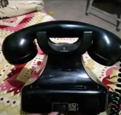 Black German made antique Telephone Set 1956