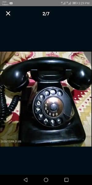 Black German made antique Telephone Set 1956 1