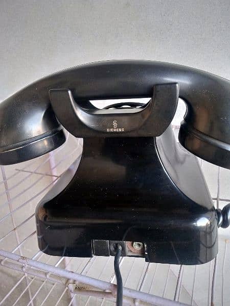 Black German made antique Telephone Set 1956 3