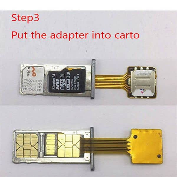 Hybird Dual Sim Adapter For All Mobiles 3