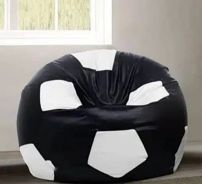 Fabric Football Bean Bag _Luxury Room Comfy Furniture _ Kid Bean Bags 1