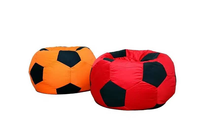 Fabric Football Bean Bag _Luxury Room Comfy Furniture _ Kid Bean Bags 3