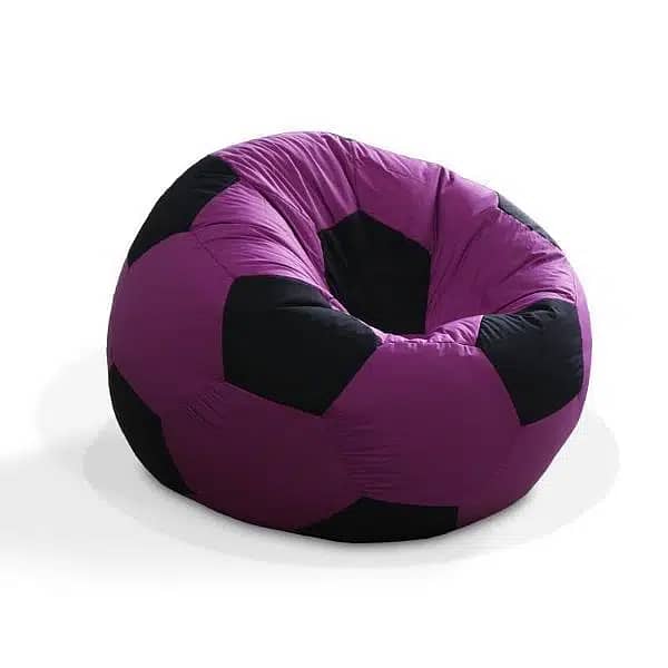 Fabric Football Bean Bag _Luxury Room Comfy Furniture _ Kid Bean Bags 6