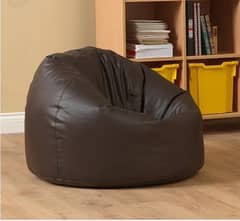 Leather Bean Bags _ Chair _ Furniture Home & Office Use kids Bean Bags