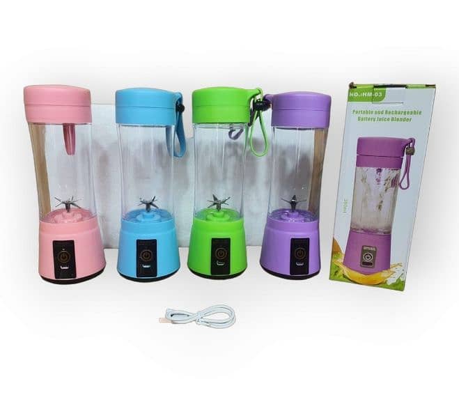 Portable and
Rechargeable Juicer Blender 0