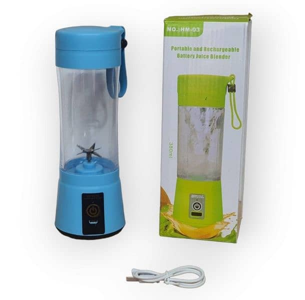Portable and
Rechargeable Juicer Blender 1