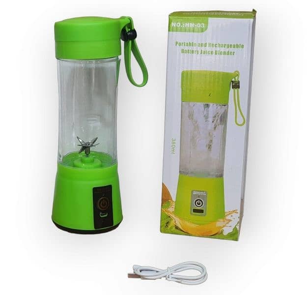 Portable and
Rechargeable Juicer Blender 2