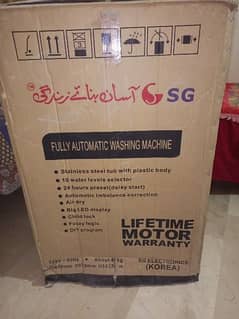 SG WASHING MACHINE 12 KG (NEW BOX PACK)