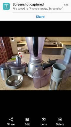 anex complete food factory with Ajax hand blender