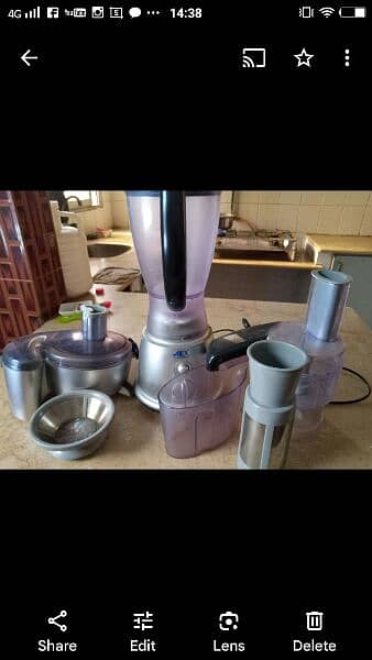 anex complete food factory with Ajax hand blender 8