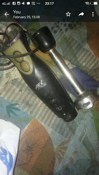 anex complete food factory with Ajax hand blender 5