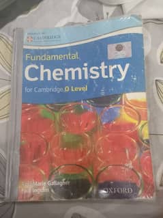 Fundemental Chemistry Course book by Oxford for Cambridge Olevels