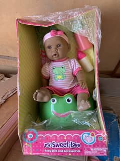 Imported baby doll with accessories