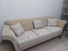 sofa set and dining table