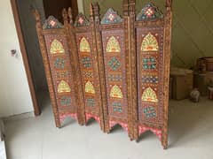 Wooden partition (moveable)