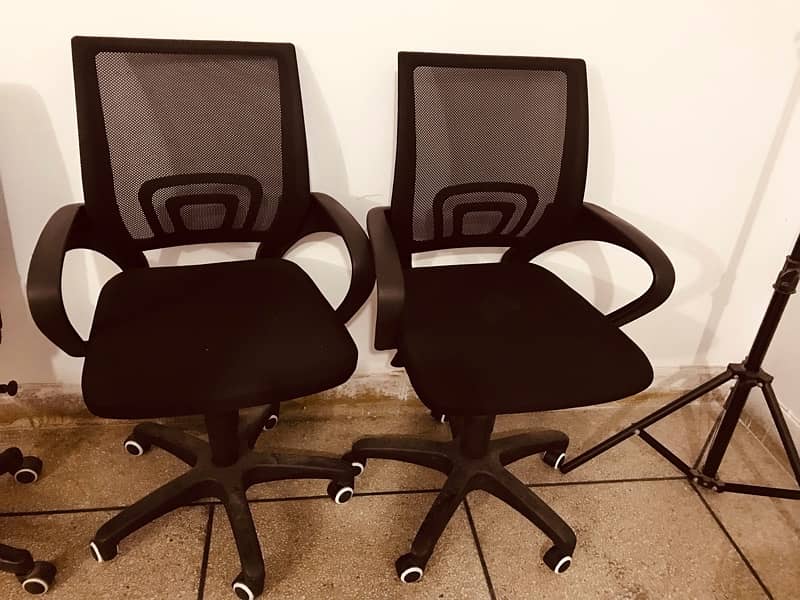 Call Center double Seats Clusters and Revolving Chairs 2