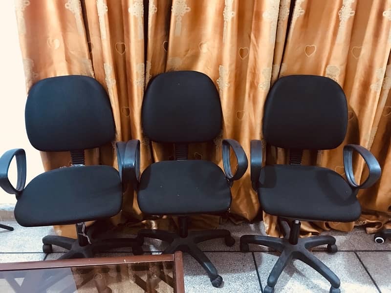 Call Center double Seats Clusters and Revolving Chairs 4